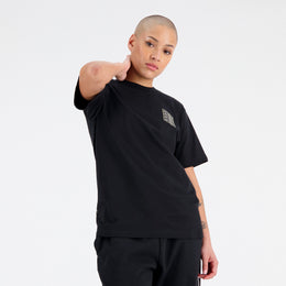 New Balance Black Woman's Tshirt-WT33519
