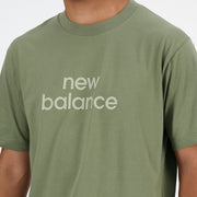 New Balance Olive Man's Tshirt-MT41582