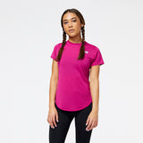 New Balance Pink Woman's Tshirt-WT23222