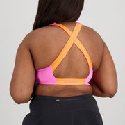 New Balance Pink Woman's Sports Bra-WB11044