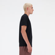 New Balance Black Man's Tshirt-MT41222