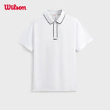 Wilson Men All Seasons Half Sleeve Regular Fit Polo Tshirt