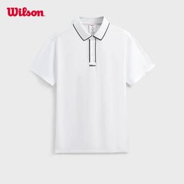 Wilson Men All Seasons Half Sleeve Regular Fit Polo Tshirt