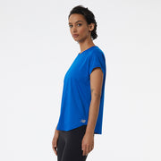 New Balance Blue Woman's Tshirt-WT11452