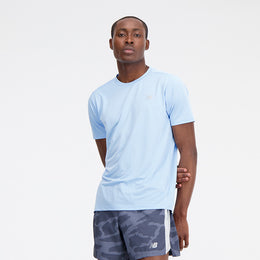 New Balance Blue Man's Tshirt-MT11205