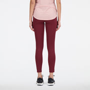 New Balance Burgundy Woman's Trackpant-WP33218