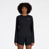 New Balance Black Woman's Tshirt-WT41256
