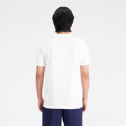 New Balance White Man's Tshirt-MT33538