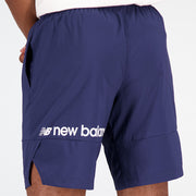 New Balance Navy Blue Man's Shorts-MS31014