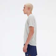 New Balance Grey Man's Tshirt-MT41253