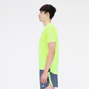 New Balance Yellow Man's Tshirt-MT21262