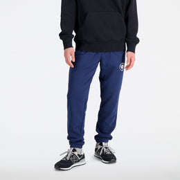 New Balance Navy Blue Man's Trackpant-MP33581