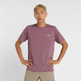 New Balance Wine Man's Tshirt-MT41070