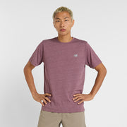 New Balance Wine Man's Tshirt-MT41070