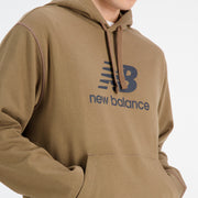 New Balance Brown Man's Hoodie-MT31537