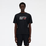 New Balance Black Man's Tshirt-MT41524