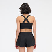 New Balance Black Woman's Sports Bra-WB33468