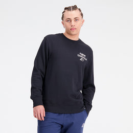 New Balance Black Man's Sweatshirt-MT33535