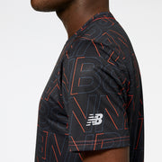 New Balance Orange Man's Tshirt-MT23223