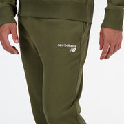 New Balance Olive Man's Trackpant-MP03904