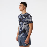 New Balance Grey Man's Tshirt-MT23223