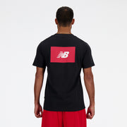 New Balance Black Man's Tshirt-MT41584