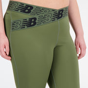 New Balance Olive Woman's Trackpant-WP21177