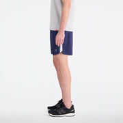 New Balance Navy Blue Man's Shorts-MS23230