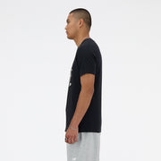 New Balance Black Man's Tshirt-MT41592