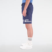 New Balance Navy Blue Man's Shorts-MS21073