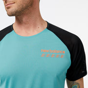 New Balance Sky Blue Man's Tshirt-MT31241