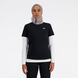 New Balance Black Woman's Tshirt-WT41190