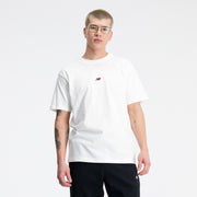 New Balance White Man's Tshirt-MT31504