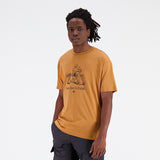 New Balance Yellow Man's Tshirt-MT31560