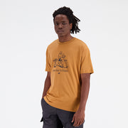 New Balance Yellow Man's Tshirt-MT31560