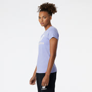 New Balance Blue Woman's Tshirt-WT91546