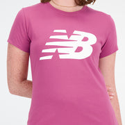 New Balance Pink Woman's Tshirt-WT03816