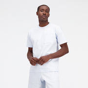 New Balance White Man's Tshirt-MT23567