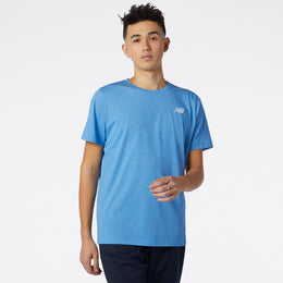 New Balance Blue Man's Tshirt-MT11070