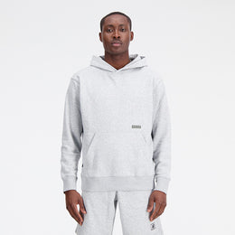 New Balance Grey Man's Hoodie-MT33540