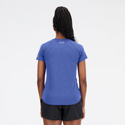 New Balance Blue Woman's Tshirt-WT21263