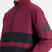 New Balance Burgundy Man's Jacket-MJ31010