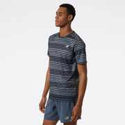 New Balance Black Man's Tshirt-MT13198