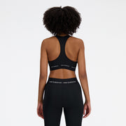 New Balance Black Woman's Sports Bra-WB41048