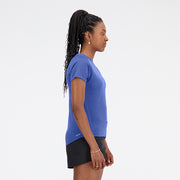 New Balance Blue Woman's Tshirt-WT21263