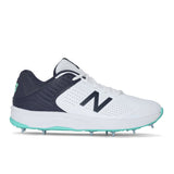 New balance Men's CK4030J4 White Cricket Shoes