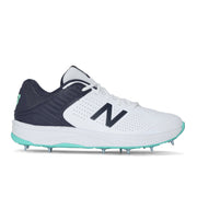 New balance Men's CK4030J4 White Cricket Shoes