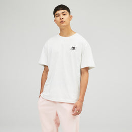 New Balance White Man's Tshirt-UT21503