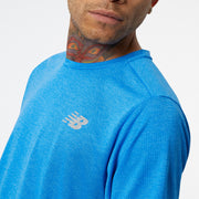 New Balance Blue Man's Tshirt-MT21262