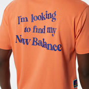 New Balance Orange Man's Tshirt-MT21563